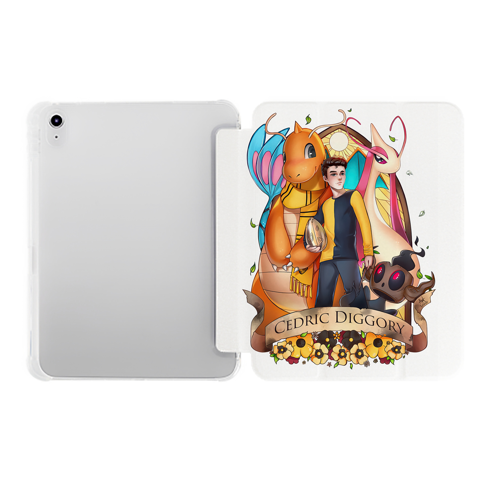 （画像用） Harry Potter ハリー・ポッターシリーズ IPad ケース ペン収納付き 三つ折りスタンド PUレザー×シリコン 対応機種9.5/10.5/10.9インチ